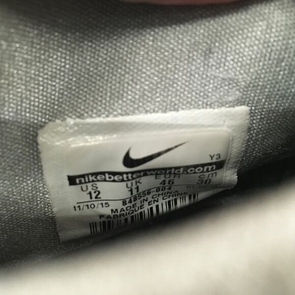 Nike X Fragment Design Zoom Hyperrev 2016 Grey Wolf Navy Blue Mens 12 Sneaker - Picture 10 of 10